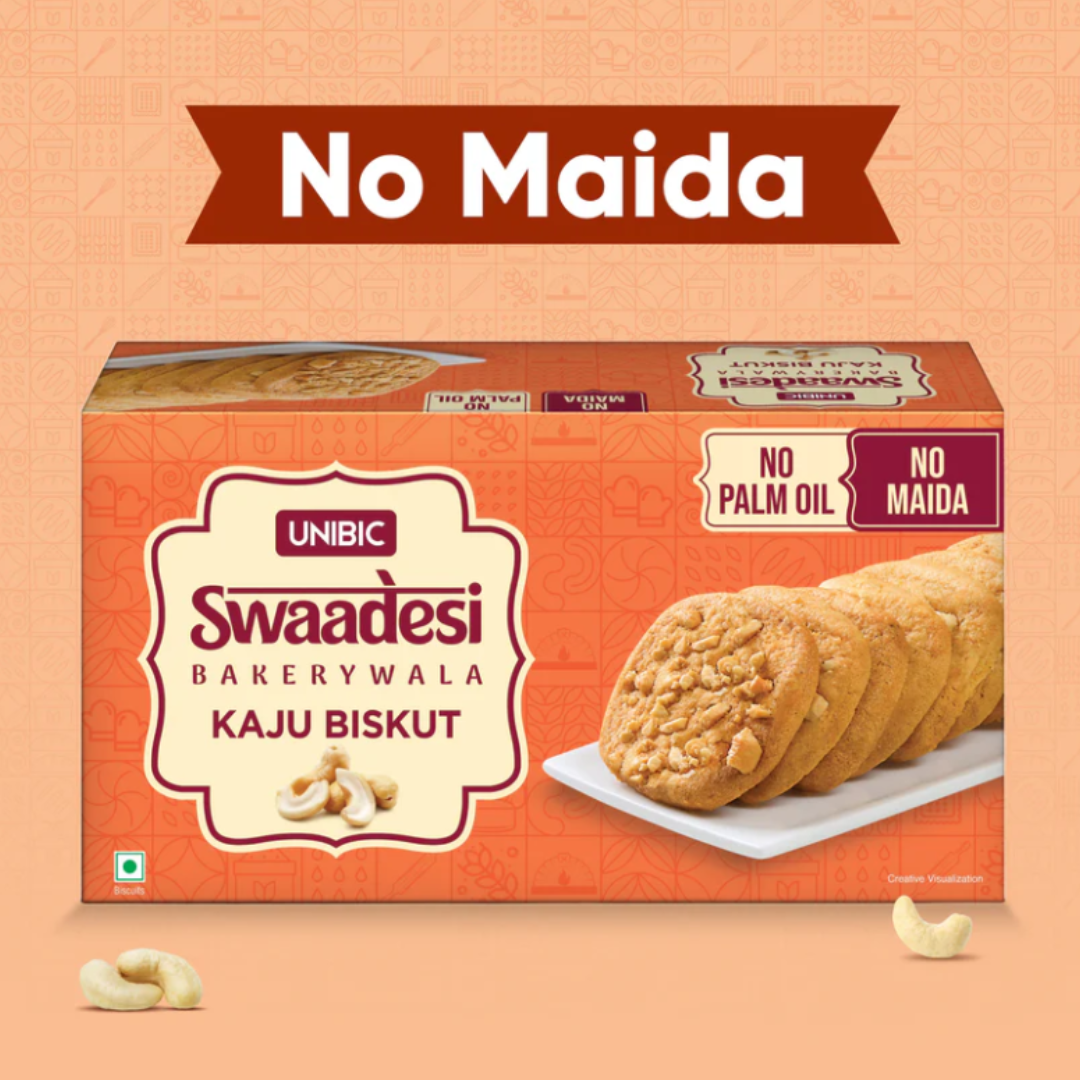 unibic swaadesi bakerywala kaju biskut 225 gm