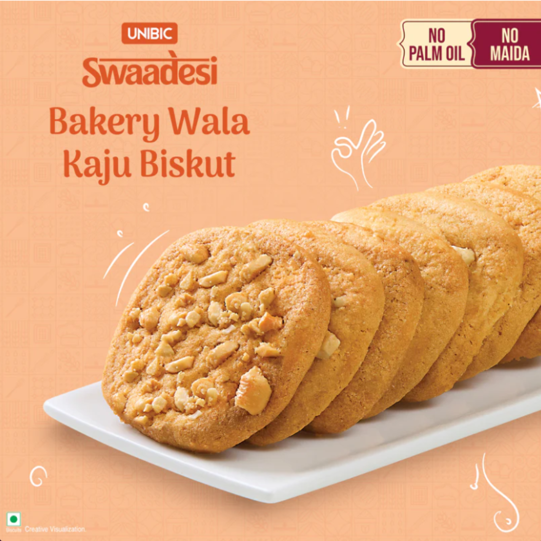 unibic swaadesi bakerywala kaju biskut 225 gm