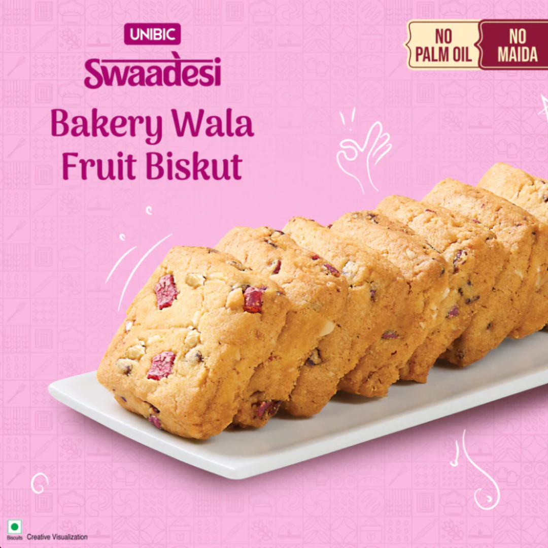unibic swaadesi bakerywala fruit biskut 200 gm