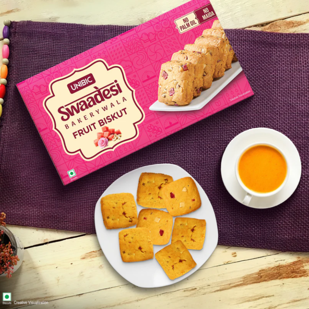 unibic swaadesi bakerywala fruit biskut 200 gm
