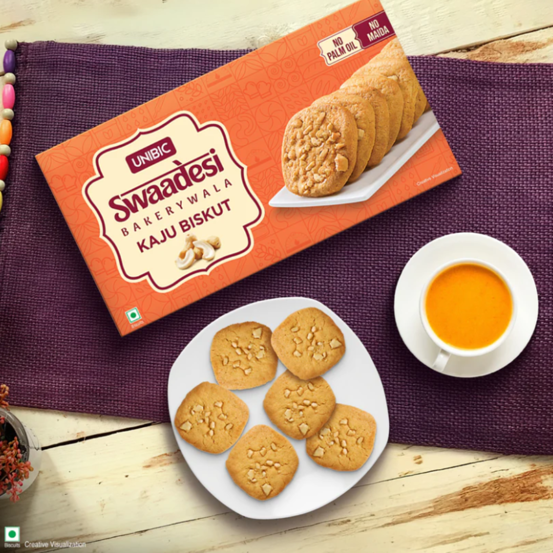 unibic swaadesi bakerywala kaju biskut 225 gm