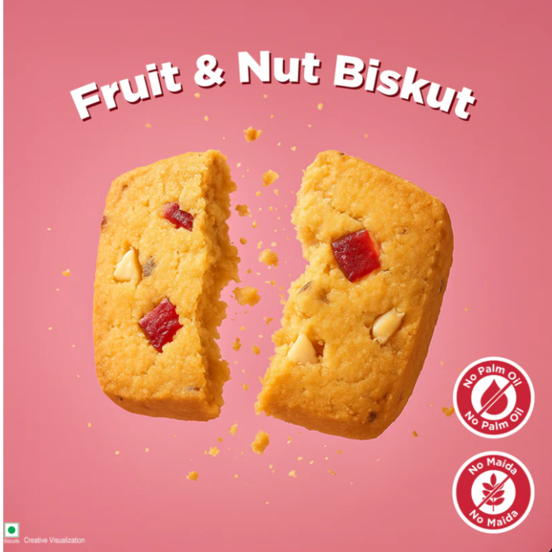 unibic swaadesi bakerywala fruit biskut 200 gm
